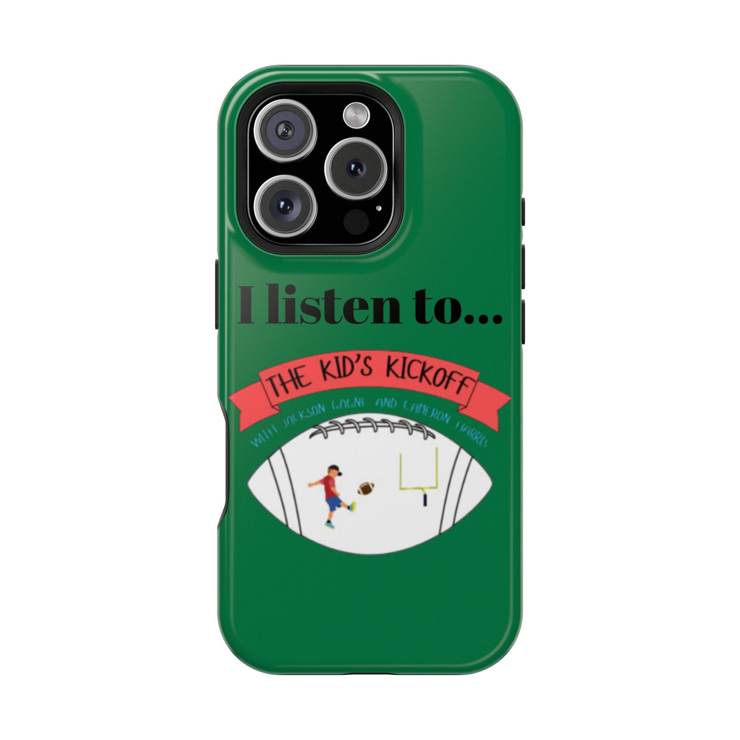 I Listen To... The Kid's Kickoff - Phone Case