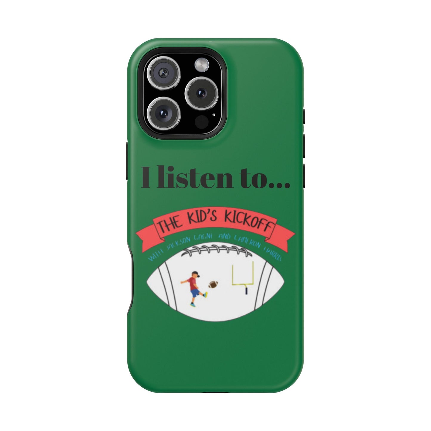 I Listen To... The Kid's Kickoff - Phone Case