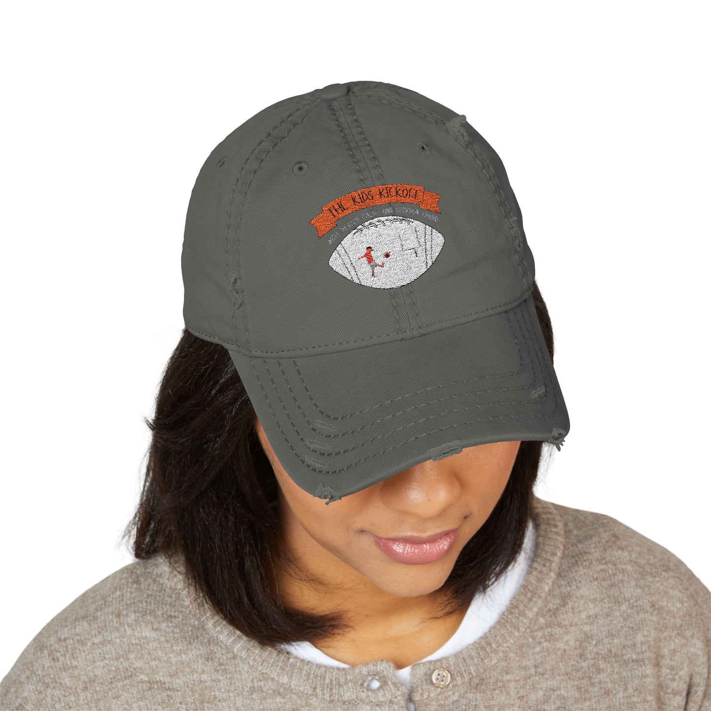 Distressed Dad Hat (Embroidery)