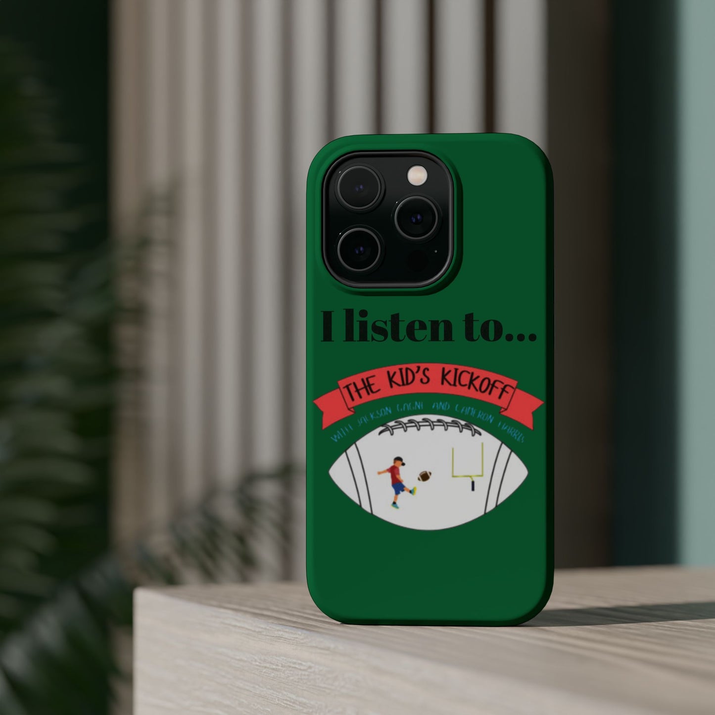 I Listen To... The Kid's Kickoff - Phone Case