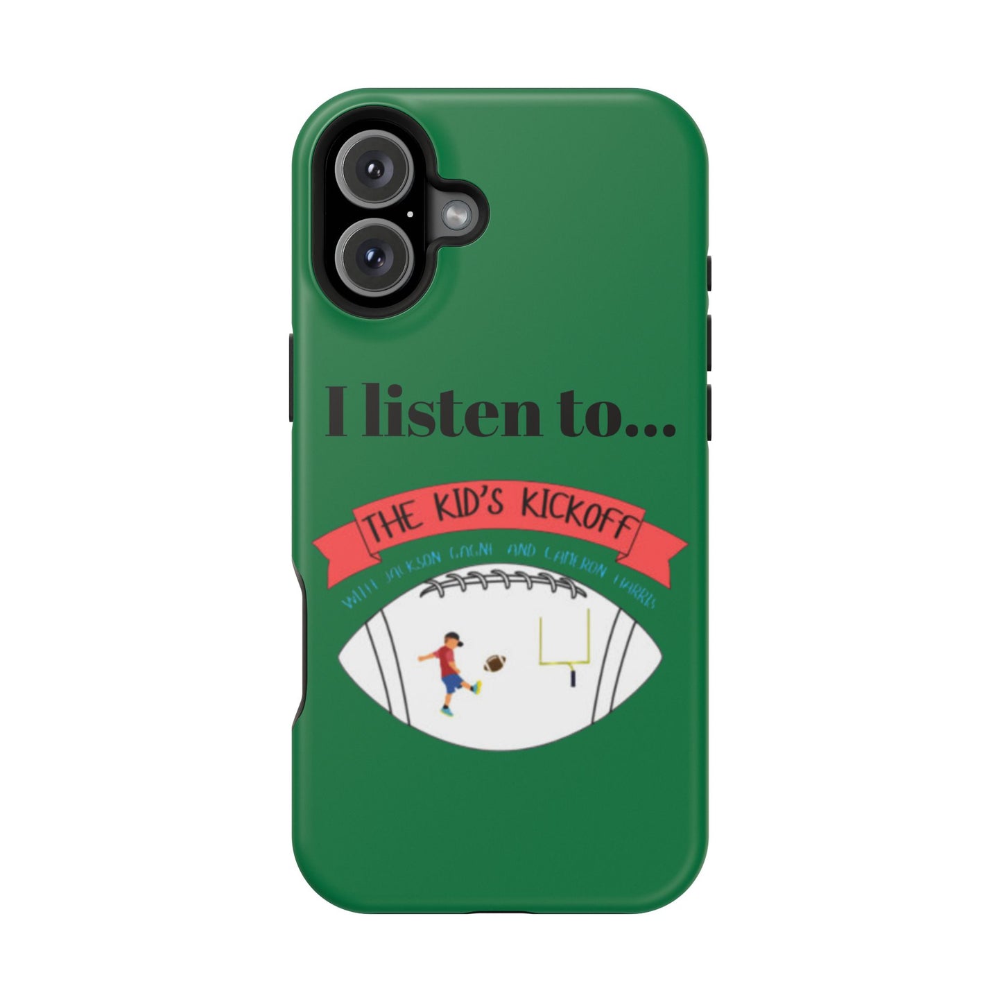 I Listen To... The Kid's Kickoff - Phone Case