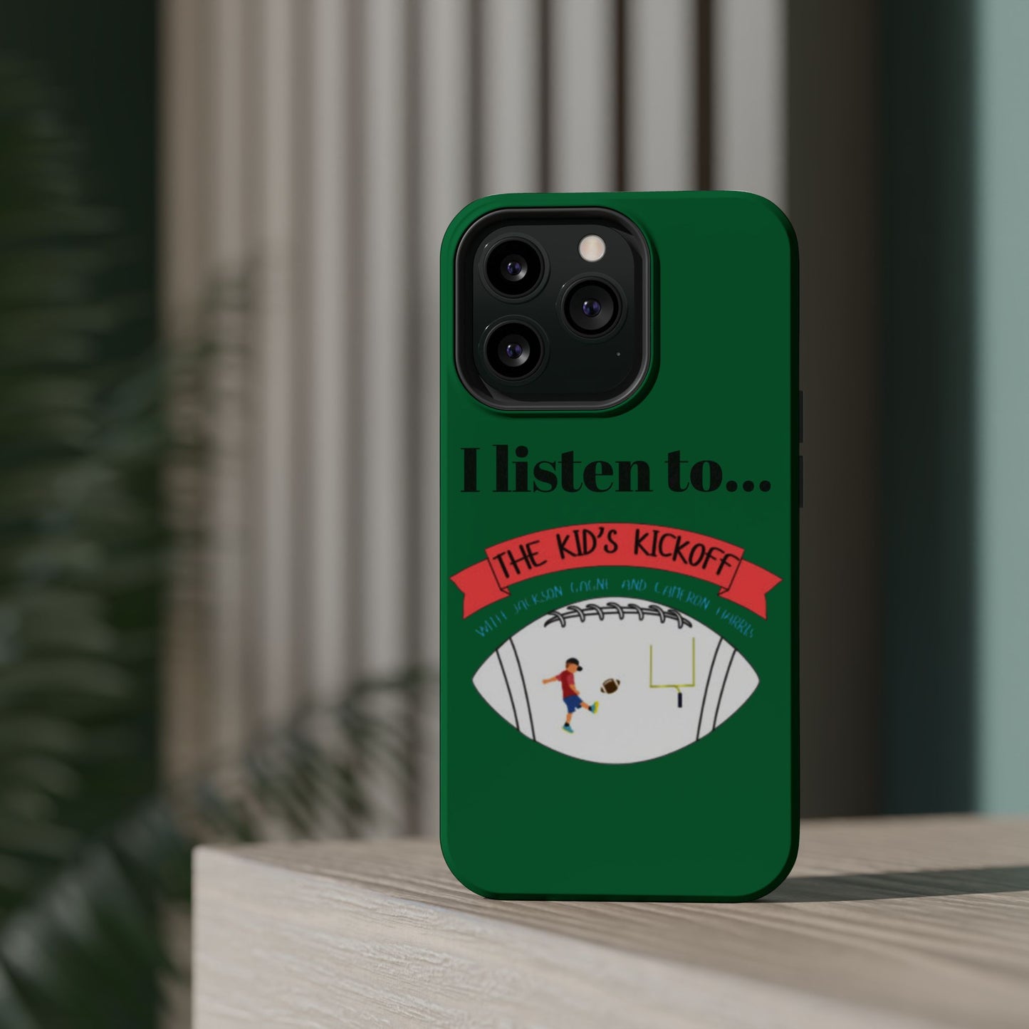 I Listen To... The Kid's Kickoff - Phone Case