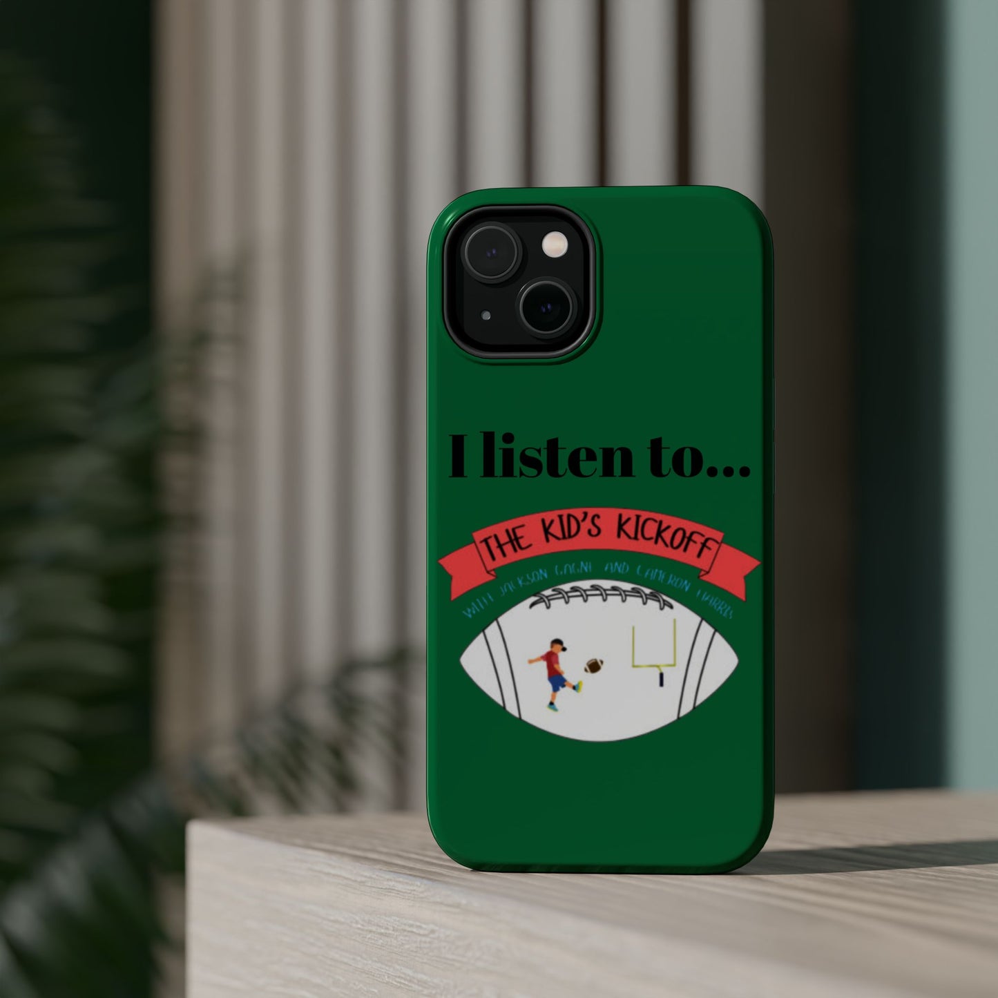 I Listen To... The Kid's Kickoff - Phone Case