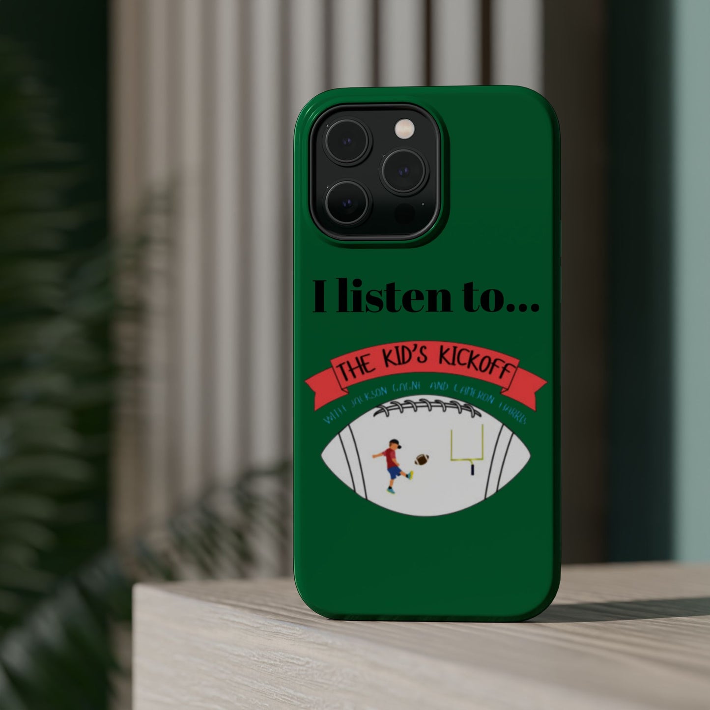I Listen To... The Kid's Kickoff - Phone Case
