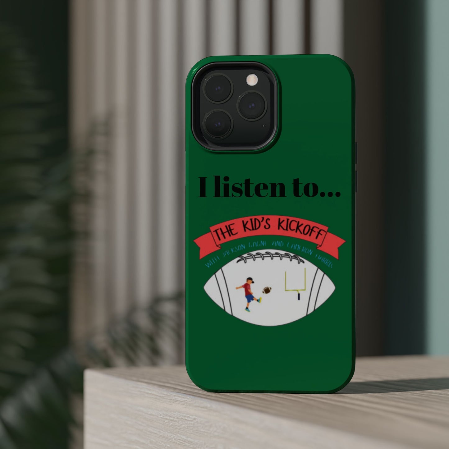 I Listen To... The Kid's Kickoff - Phone Case