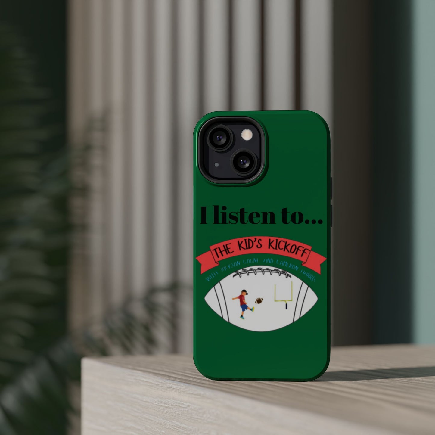 I Listen To... The Kid's Kickoff - Phone Case