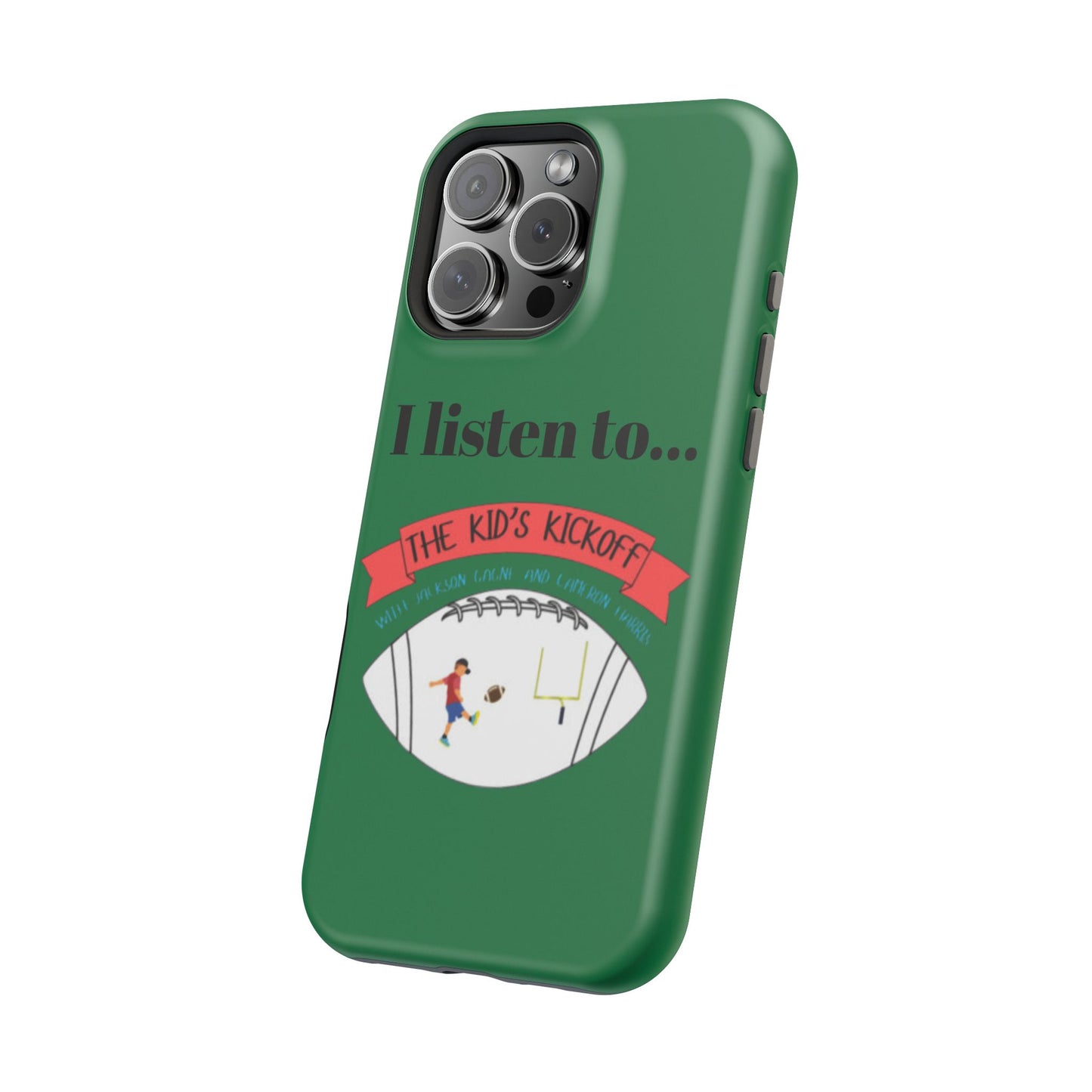 I Listen To... The Kid's Kickoff - Phone Case