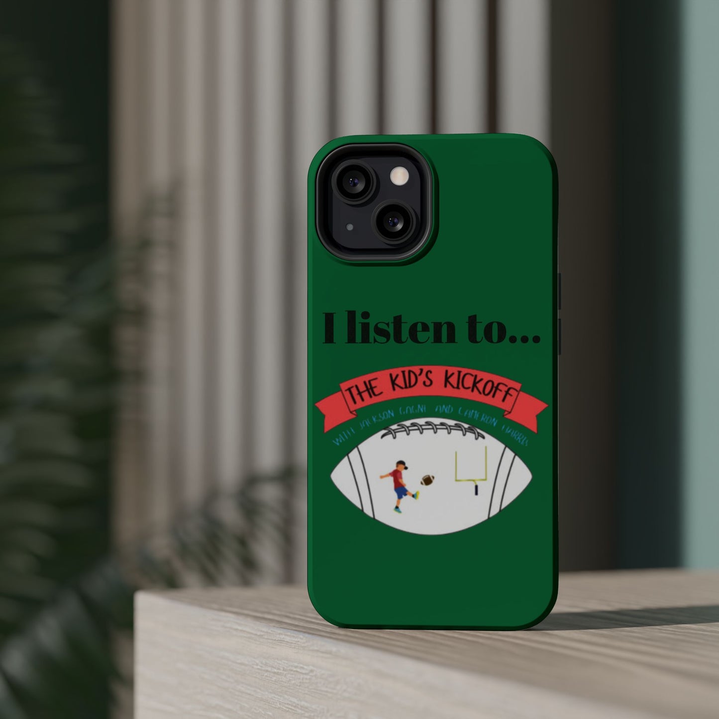 I Listen To... The Kid's Kickoff - Phone Case