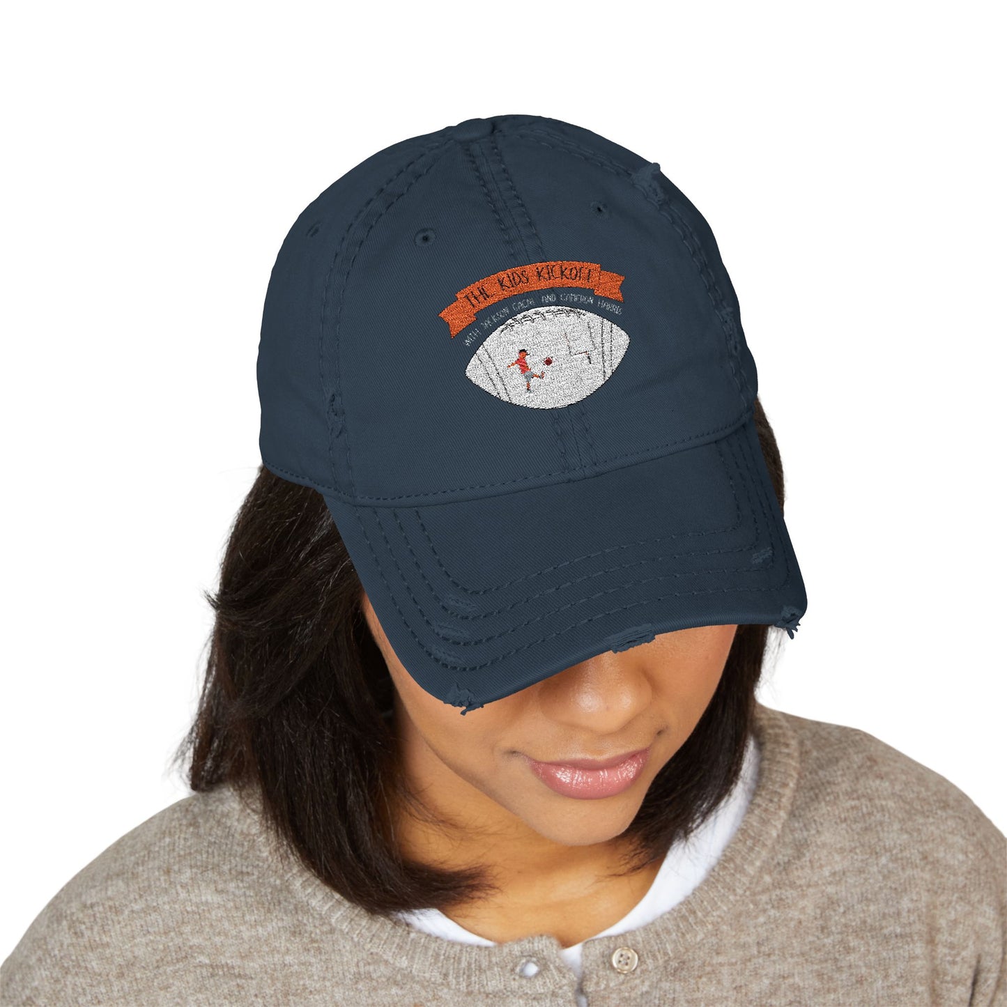 Distressed Dad Hat (Embroidery)
