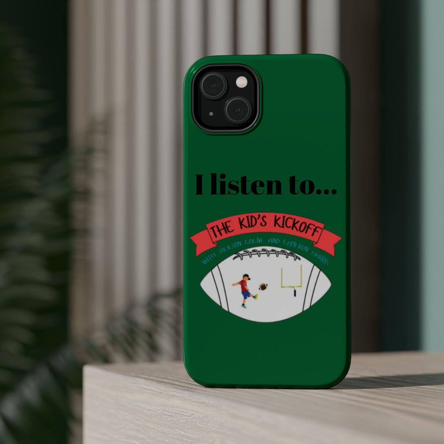 I Listen To... The Kid's Kickoff - Phone Case