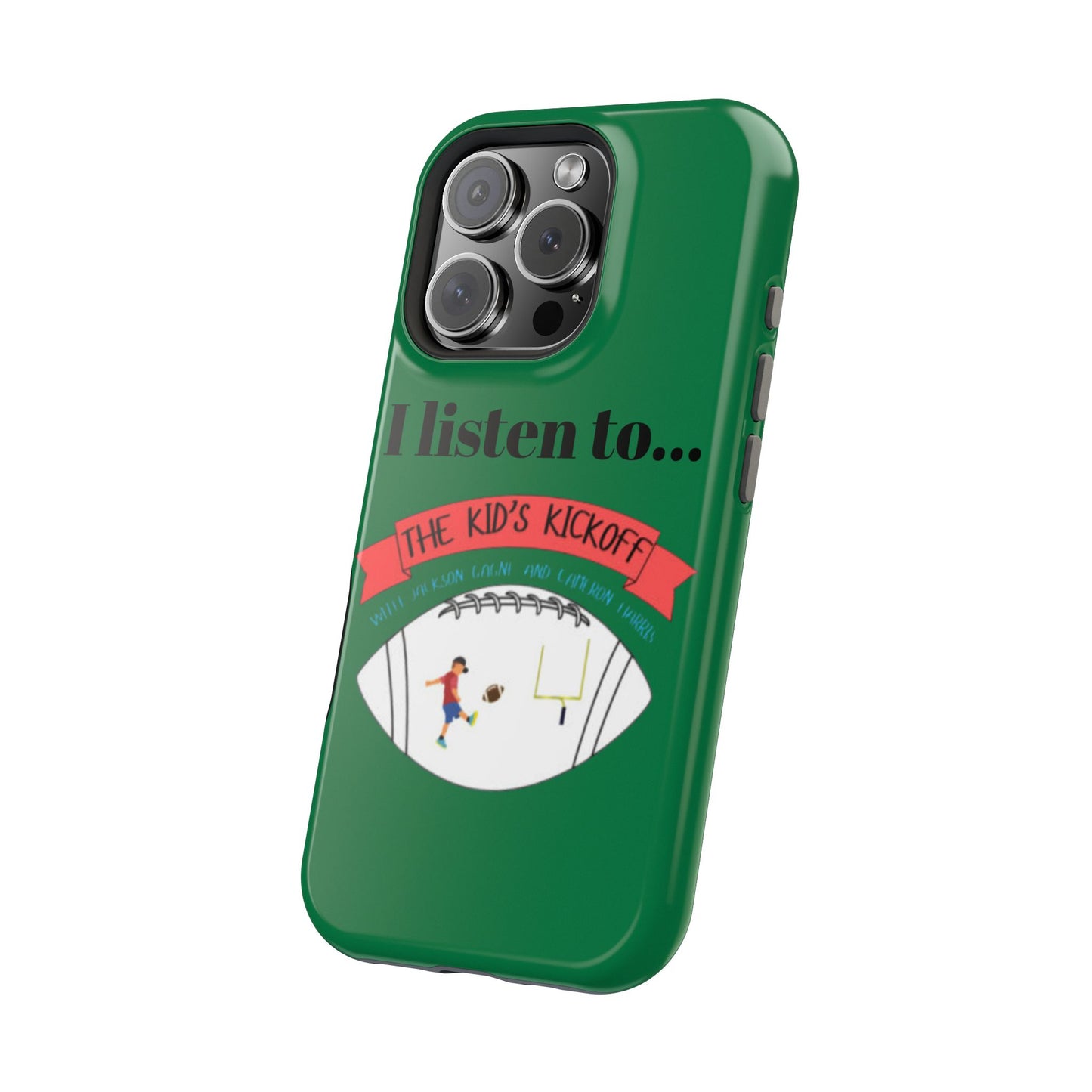 I Listen To... The Kid's Kickoff - Phone Case
