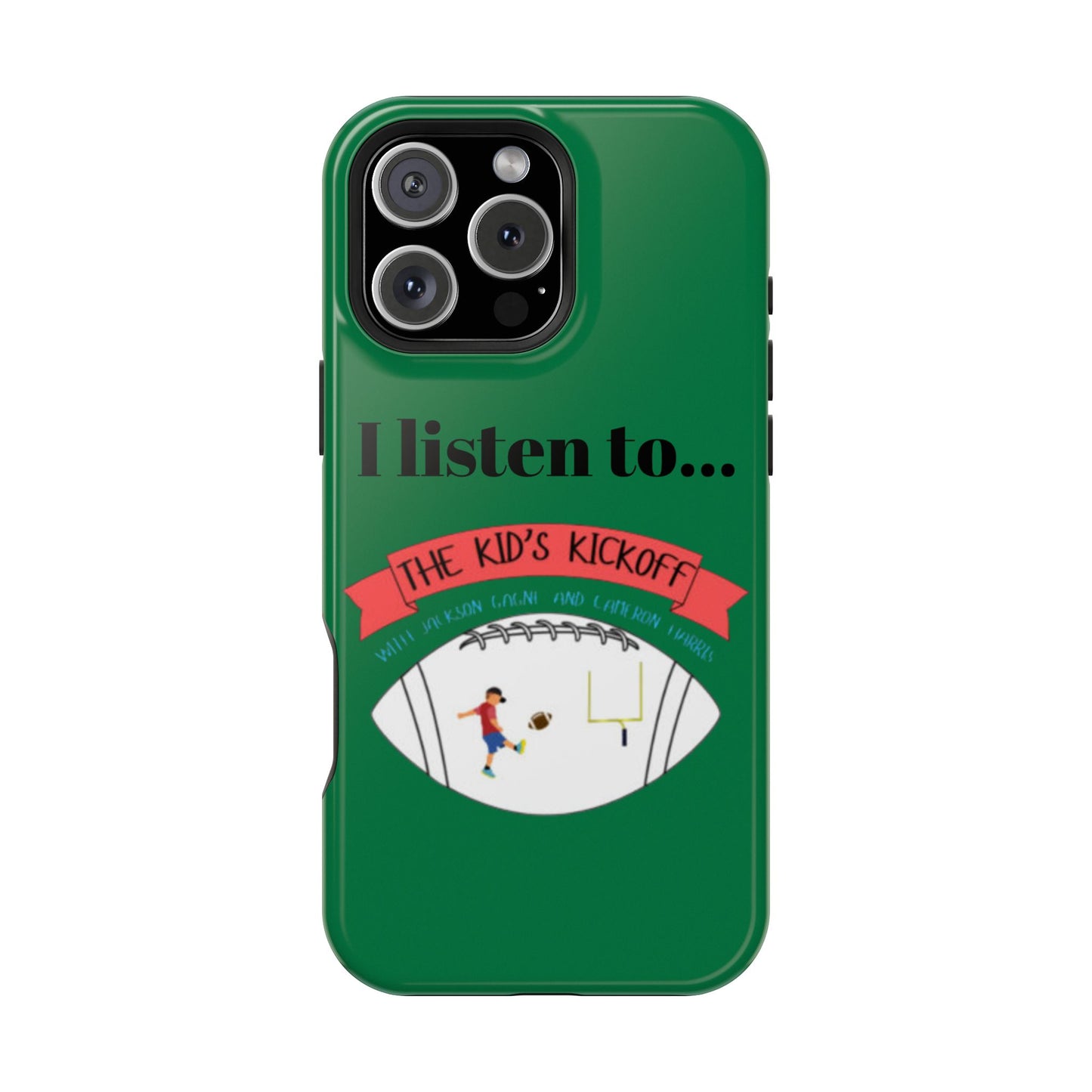 I Listen To... The Kid's Kickoff - Phone Case