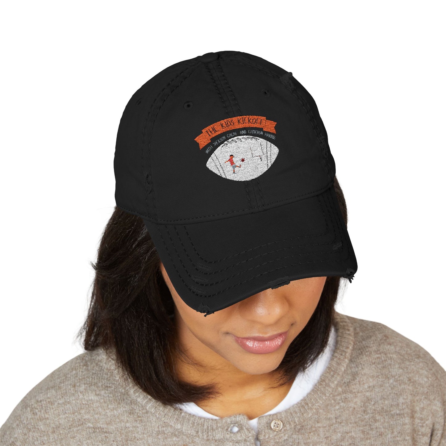 Distressed Dad Hat (Embroidery)