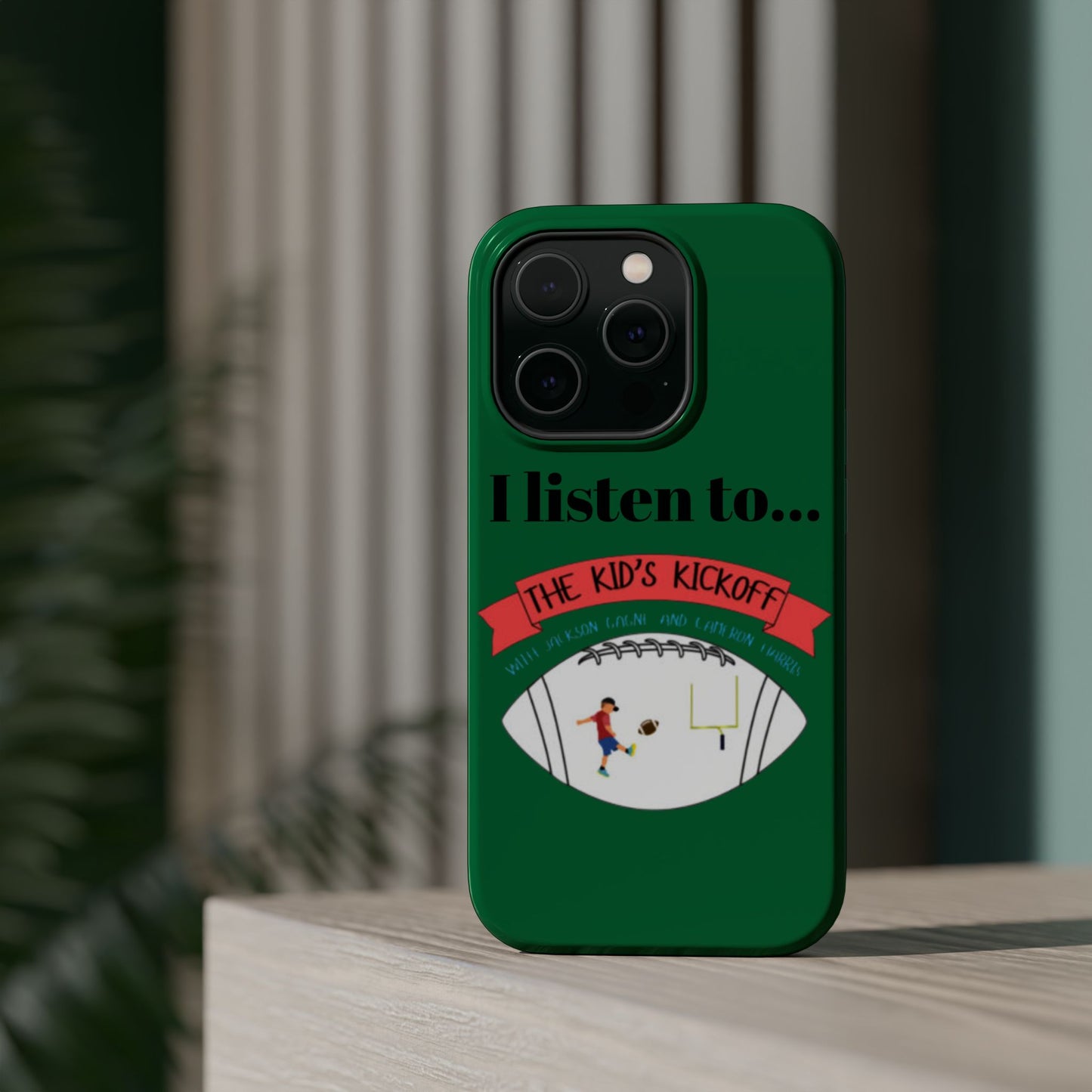 I Listen To... The Kid's Kickoff - Phone Case