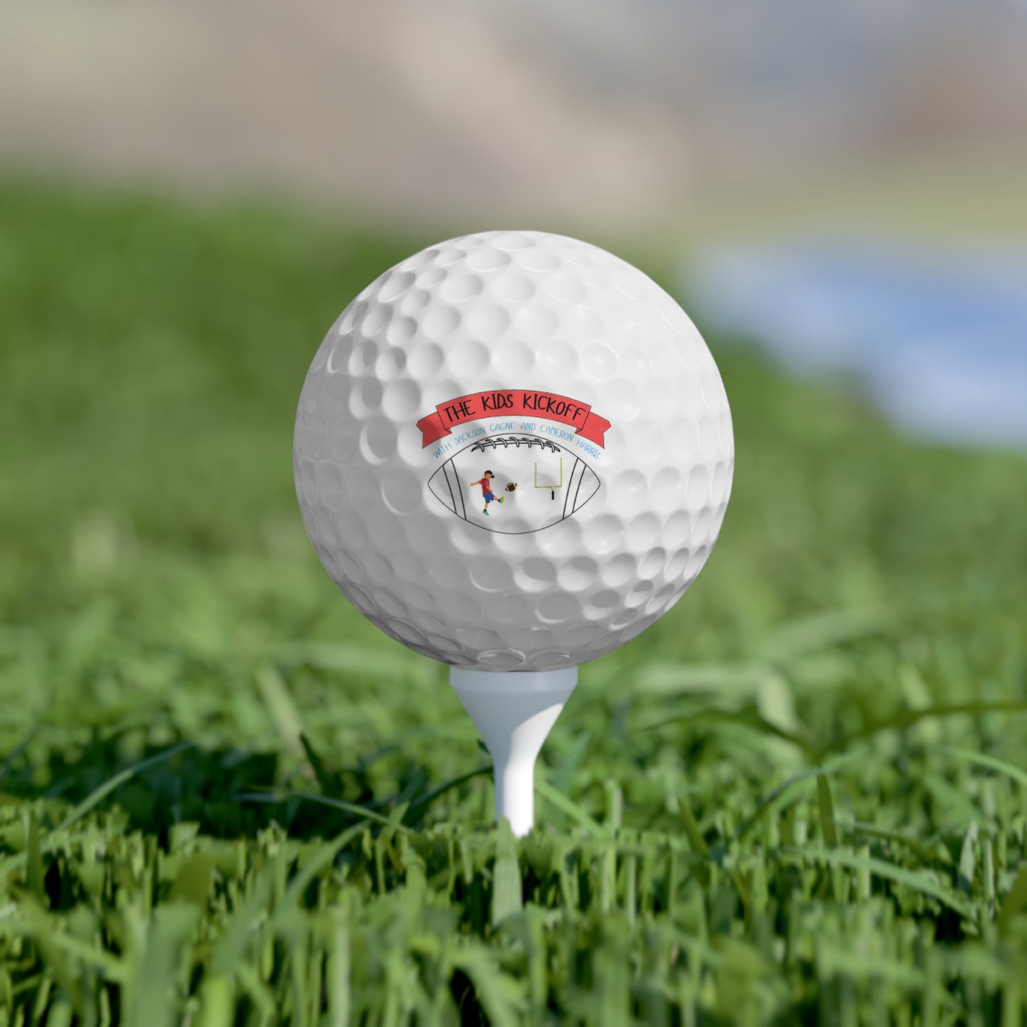 Custom Golf Balls - The Kids Kickoff - 6 pcs