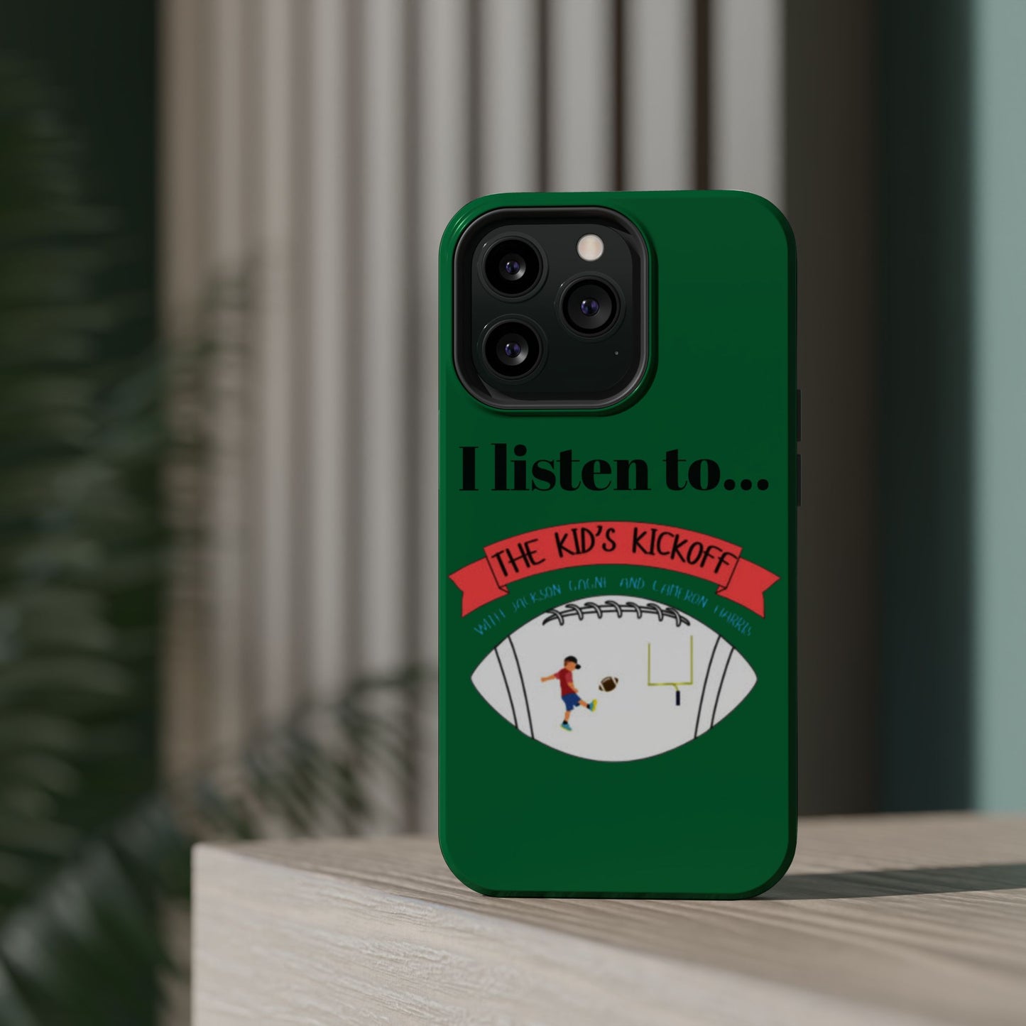I Listen To... The Kid's Kickoff - Phone Case