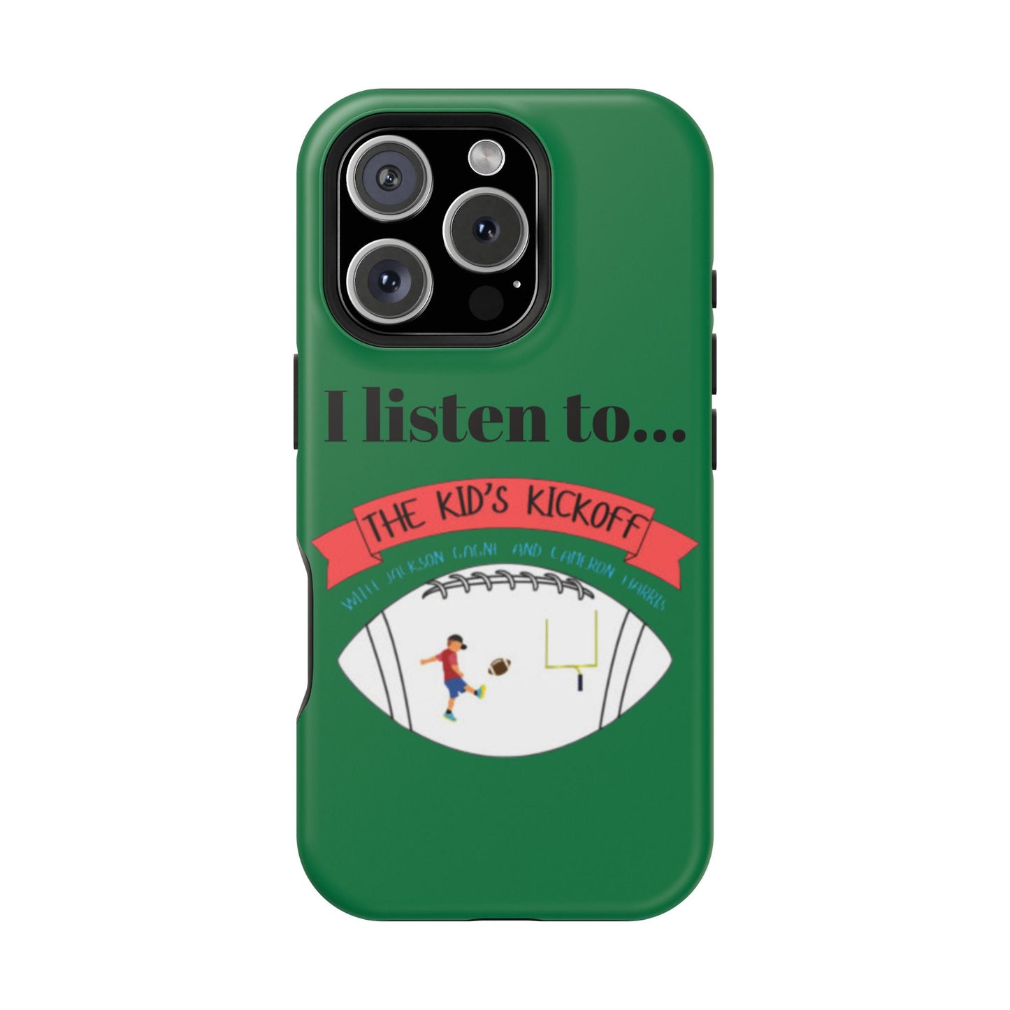 I Listen To... The Kid's Kickoff - Phone Case