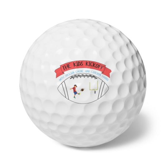 Custom Golf Balls - The Kids Kickoff - 6 pcs